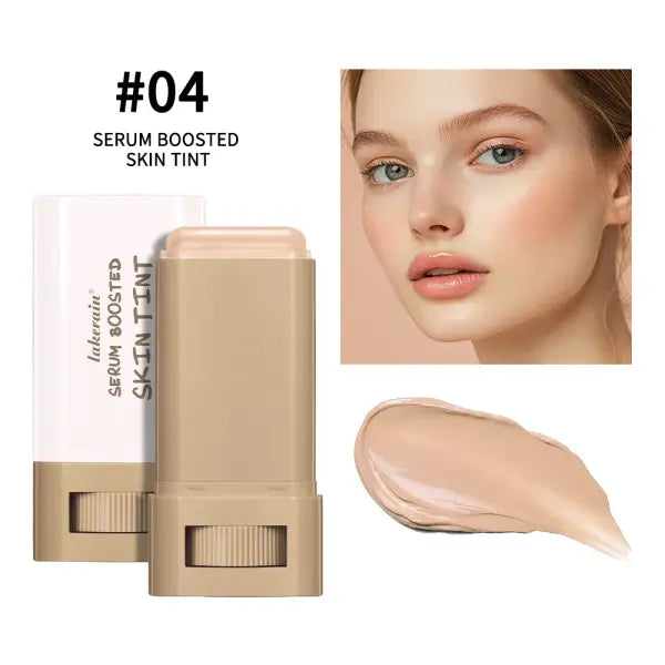 Skin Tint Stick Waterproof Nourishing Solid Tinted Serum Foundation Skin Tint Balm Face Tinted Face Contour Stick