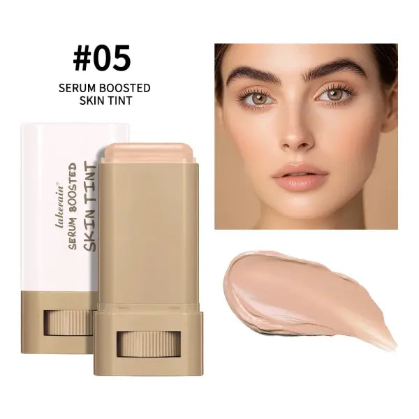 Skin Tint Stick Waterproof Nourishing Solid Tinted Serum Foundation Skin Tint Balm Face Tinted Face Contour Stick