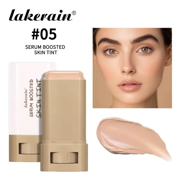 Skin Tint Stick Waterproof Nourishing Solid Tinted Serum Foundation Skin Tint Balm Face Tinted Face Contour Stick