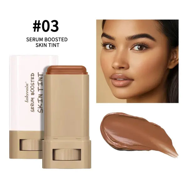 Skin Tint Stick Waterproof Nourishing Solid Tinted Serum Foundation Skin Tint Balm Face Tinted Face Contour Stick