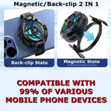 SL17 Magnetic Phone Cooler 2 in 1 Semiconductor Fast Gaming Fan