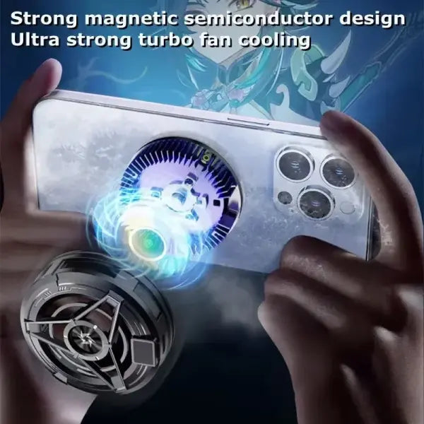 SL17 Magnetic Phone Cooler 2 in 1 Semiconductor Fast Gaming Fan