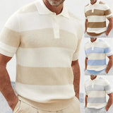 Slim Fit Lapel Sweater Acrylic Fabric Casual Summer Wear - None