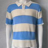 Slim Fit Lapel Sweater Acrylic Fabric Casual Summer Wear - None