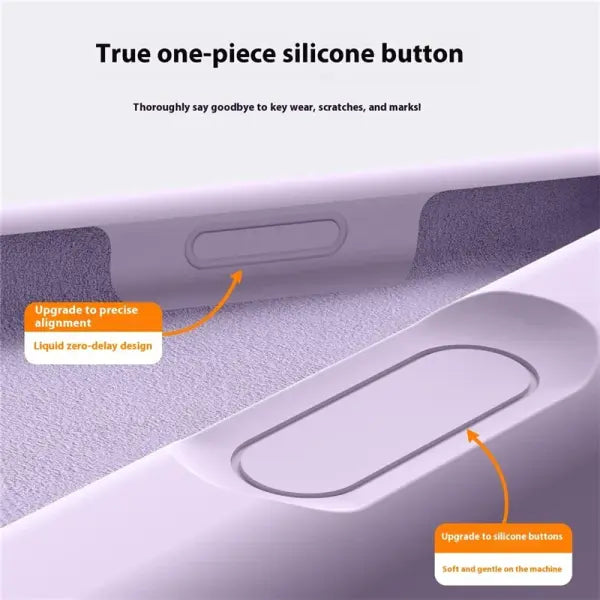 Slim Liquid Silicone Case for Apple iPhone