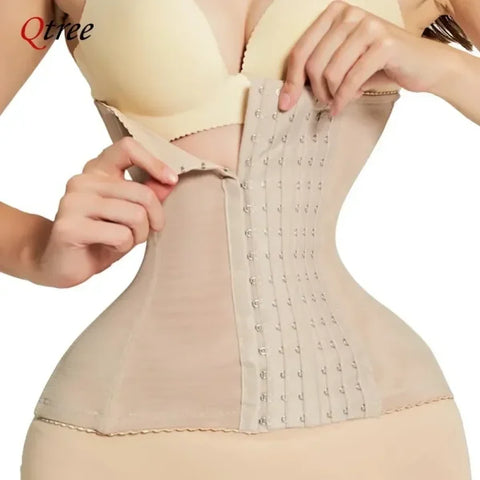 Slimming Waist Trainer Belt – Women's Shapewear Corset with Firm Compression, Belly Cincher & Hook Strap Body Shaper - Himpall