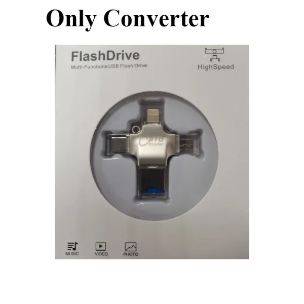 SloMiBug 1080P Mini Camera Portable Video Recorder with Screen Support - Only Converter / 8GB