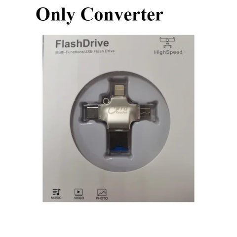 SloMiBug 1080P Mini Camera Portable Video Recorder with Screen Support - Only Converter / 8GB