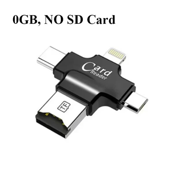 SloMiBug 1080P Mini Camera Portable Video Recorder with Screen Support - Only Converter2 / 8GB