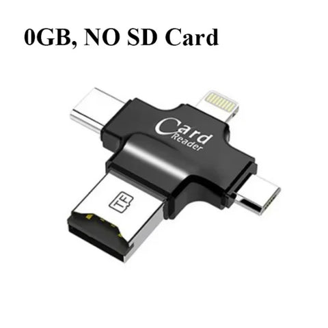 SloMiBug 1080P Mini Camera Portable Video Recorder with Screen Support - Only Converter2 / 8GB