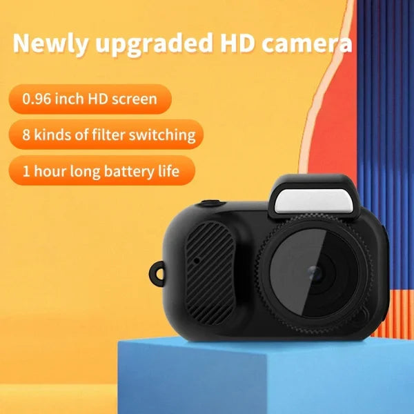 SloMiBug 1080P Mini Camera Portable Video Recorder with Screen Support