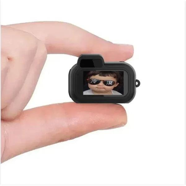 SloMiBug 1080P Mini Camera Portable Video Recorder with Screen Support