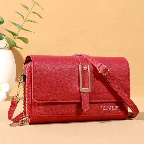 Small Crossbody Shoulder Bag – Women's Wallet & Cellphone Purse - Himpall