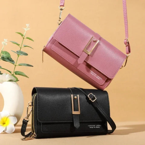 Small Crossbody Shoulder Bag – Women's Wallet & Cellphone Purse - Himpall
