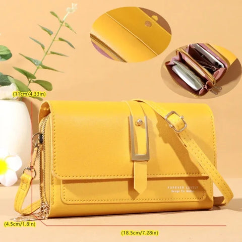 Small Crossbody Shoulder Bag – Women's Wallet & Cellphone Purse - Himpall