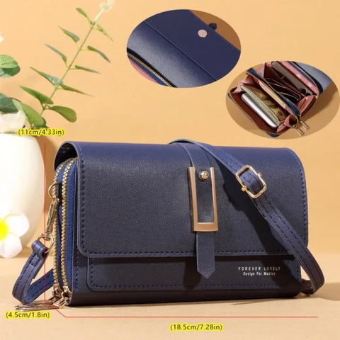 Small Crossbody Shoulder Bag – Women's Wallet & Cellphone Purse - Himpall