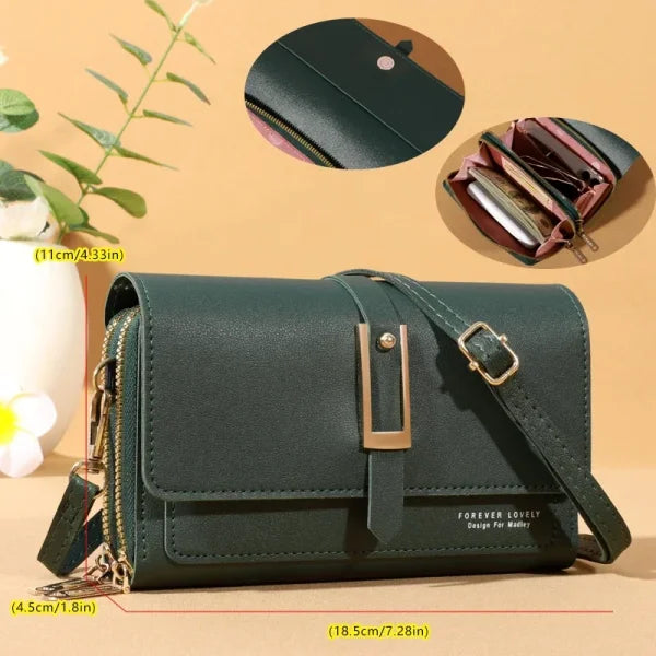 Small Crossbody Shoulder Bag – Women's Wallet & Cellphone Purse - Himpall