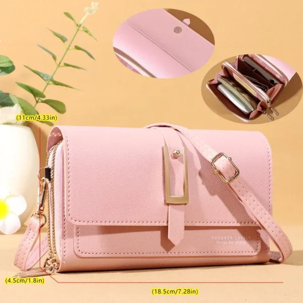 Small Crossbody Shoulder Bag – Women's Wallet & Cellphone Purse - Himpall