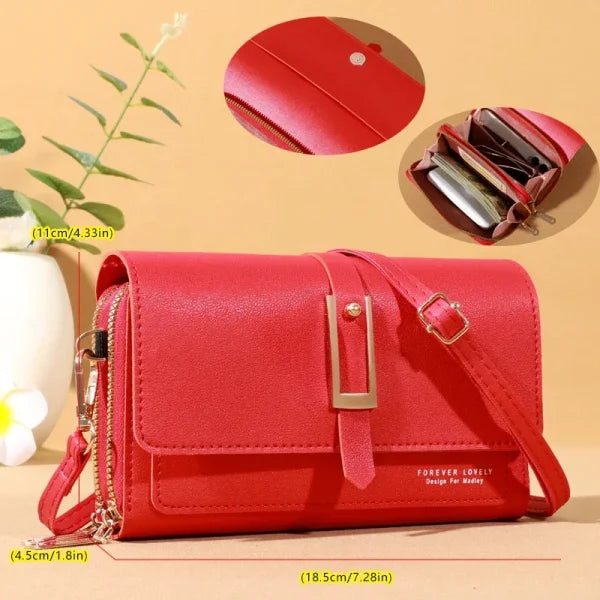 Small Crossbody Shoulder Bag – Women's Wallet & Cellphone Purse - Himpall