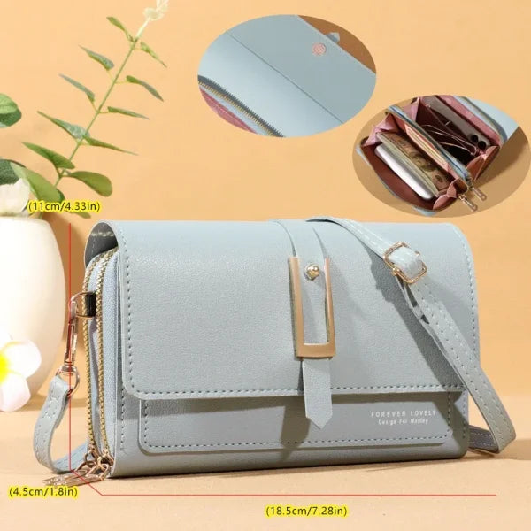 Small Crossbody Shoulder Bag – Women's Wallet & Cellphone Purse - Himpall