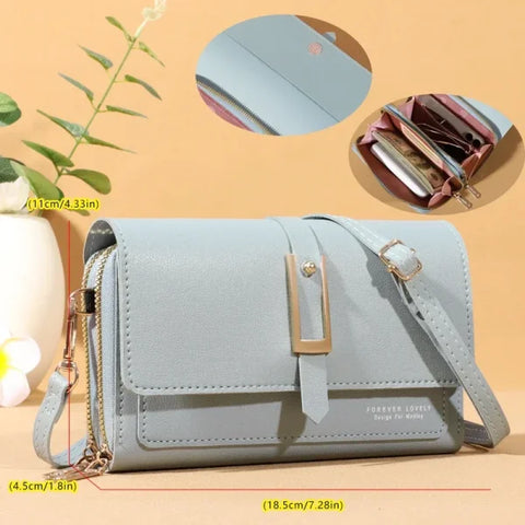 Small Crossbody Shoulder Bag – Women's Wallet & Cellphone Purse - Himpall