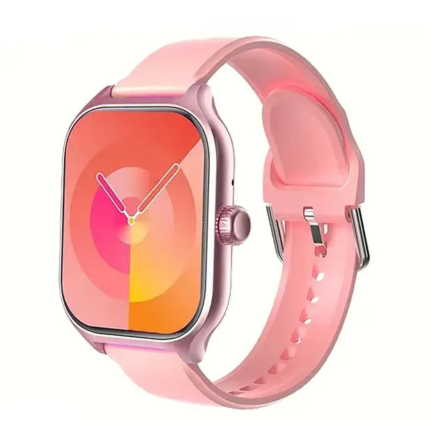 Smart Watch Silica Gel Band 1.83-Inch Heart Rate Fitness Tracker - Pink