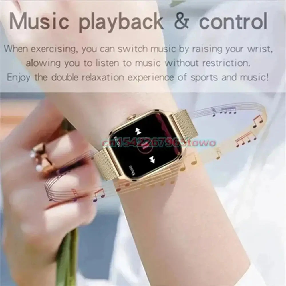 Smart Watch Silica Gel Band 1.83-Inch Heart Rate Fitness Tracker