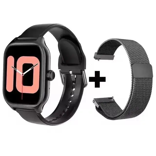 Smart Watch Silica Gel Band 1.83-Inch Heart Rate Fitness Tracker - Bk20Milan