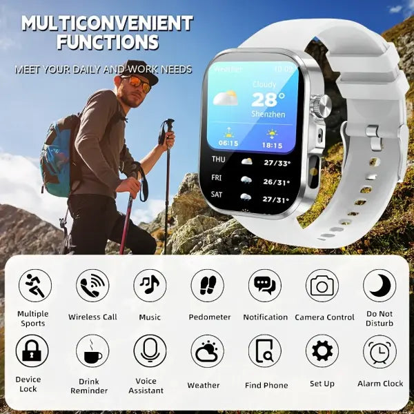 ERUN Smart Watch Fitness Tracker for Daily Health Management