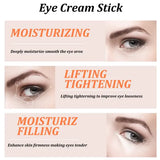 Snail Eye Cream Stick Collagen Fade Fine Lines Wrinkle Lightening Dark Circles Firming Eye Bags Puffiness Moisturizing