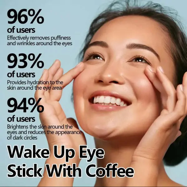 Snail Eye Cream Stick Collagen Fade Fine Lines Wrinkle Lightening Dark Circles Firming Eye Bags Puffiness Moisturizing