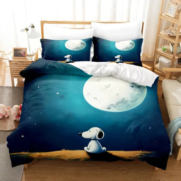 Snoopy Home Bedding Set Duvet Cover Comforter Sets 3-Piece Set 1 Quilt Cover Suitable For Children And Adults - 6