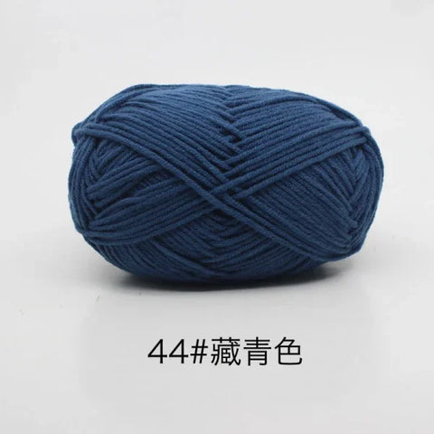 Soft 4ply Milk Cotton Knitting Yarn for Crochet and Sweaters - Himpall