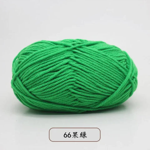 Soft 4ply Milk Cotton Knitting Yarn for Crochet and Sweaters - Himpall
