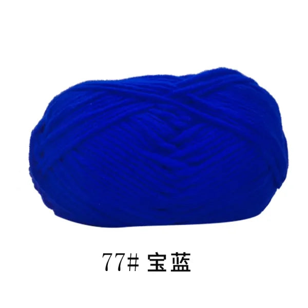 Soft 4ply Milk Cotton Knitting Yarn for Crochet and Sweaters - Himpall