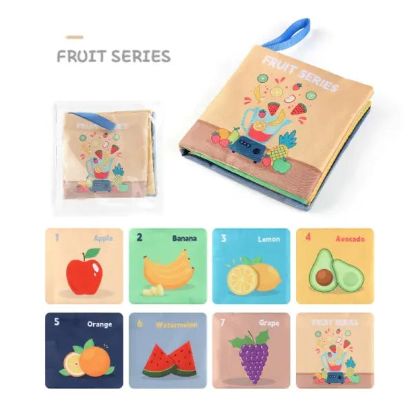 Soft Baby Books toys Montessori 3D Touch Feel High Contrast Cloth Book Sensory Early Learning games for kids