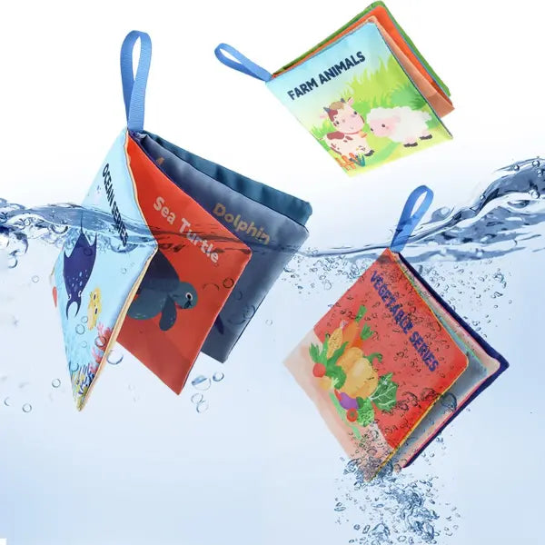 Soft Baby Books toys Montessori 3D Touch Feel High Contrast Cloth Book Sensory Early Learning games for kids