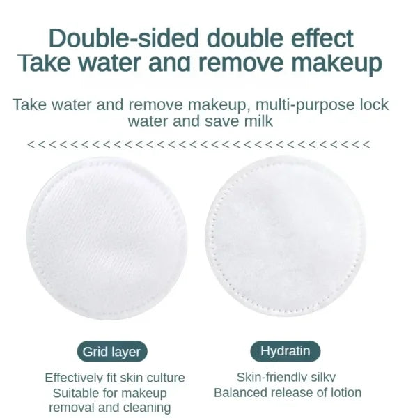 Soft Cotton Round Pads - Facial Makeup Remover & Cleansing - Himpall