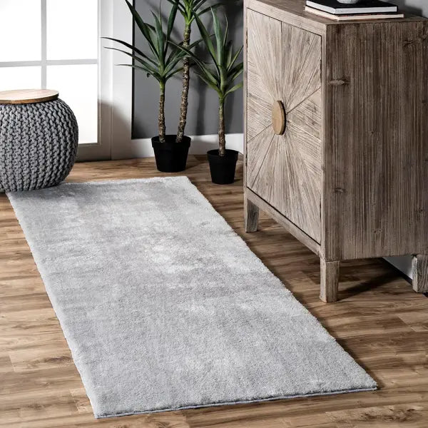 Faux Rabbit Fur Rug Thick Polyester for Luxury Living Room Scenes
