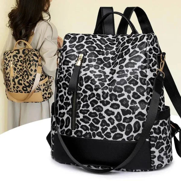 Leisure Travel Soft Leather Shoulder Bag: Large Capacity