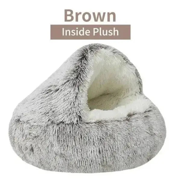 Soft Plush Calming Cat Bed for Ultimate Comfort and Relaxation - Himpall
