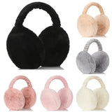 Winter Plush Ear Warmers – Soft Outdoor Earmuffs for Women & Men Warm Cold-Weather Ear Covers