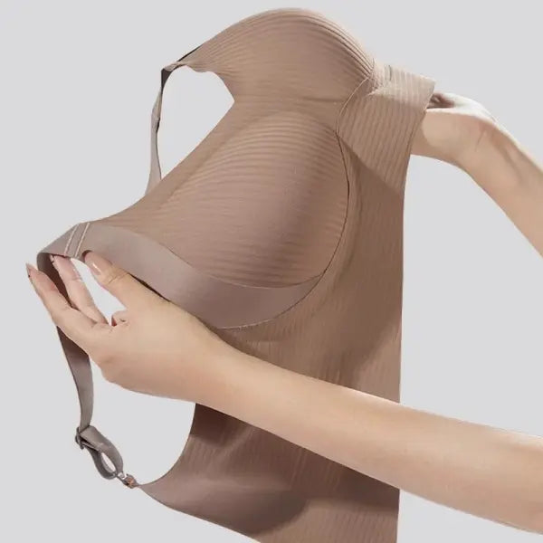 Soft-supported Seamless Bra For Women Push Up Lingerie Gather Side Breast Wireless Beautiful Back Underwear