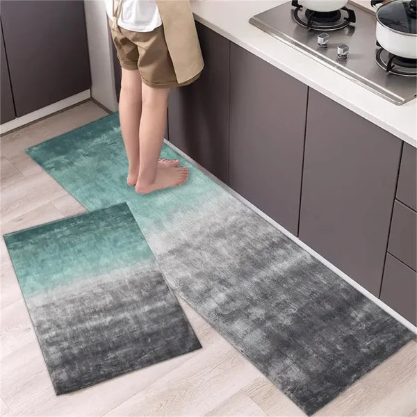 Soft Washable Kitchen Floor Mat - Anti Slip Area Rug - 1-1751 / 40cmx120cm 1pc