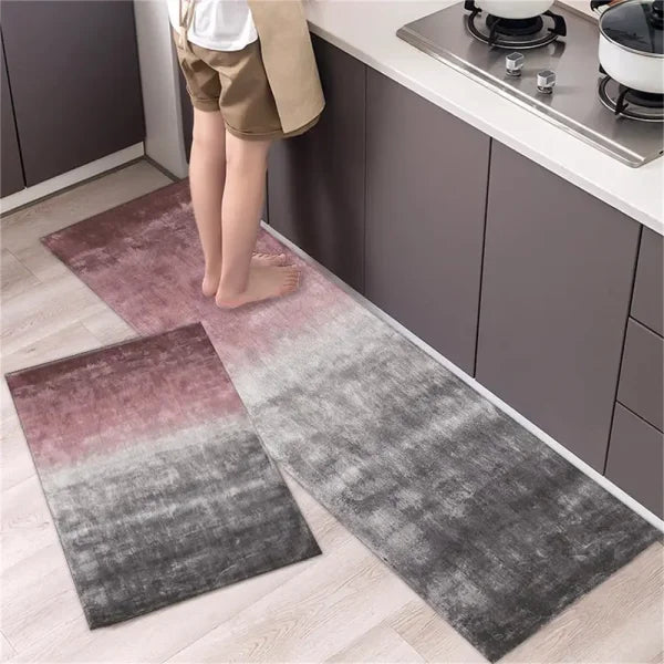 Soft Washable Kitchen Floor Mat - Anti Slip Area Rug - 1-1753 / 40cmx120cm 1pc