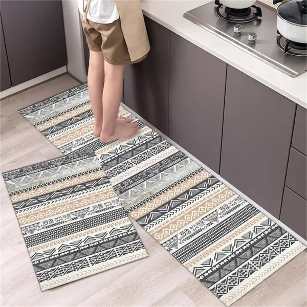 Soft Washable Kitchen Floor Mat - Anti Slip Area Rug - 1-675 / 40cmx120cm 1pc