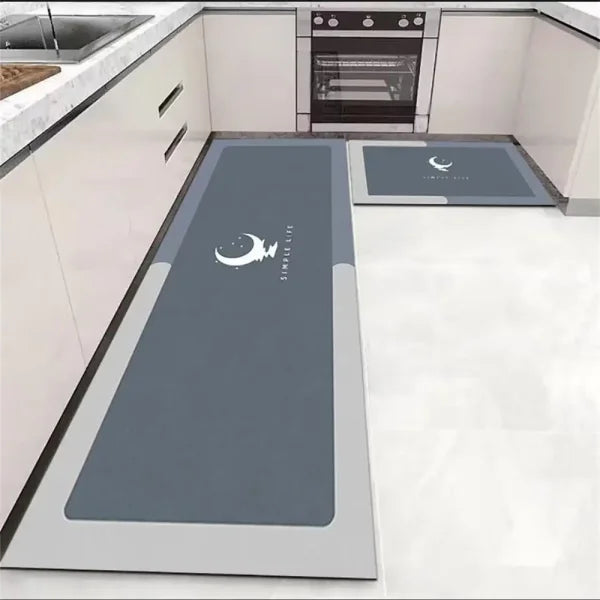 Soft Washable Kitchen Floor Mat - Anti Slip Area Rug - 1-8 / 40cmx120cm 1pc