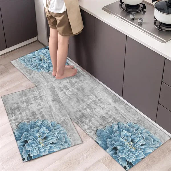 Soft Washable Kitchen Floor Mat - Anti Slip Area Rug - 1-832 / 40cmx120cm 1pc