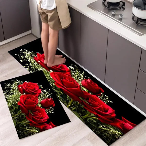 Soft Washable Kitchen Floor Mat - Anti Slip Area Rug