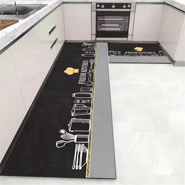 Soft Washable Kitchen Floor Mat - Anti Slip Area Rug